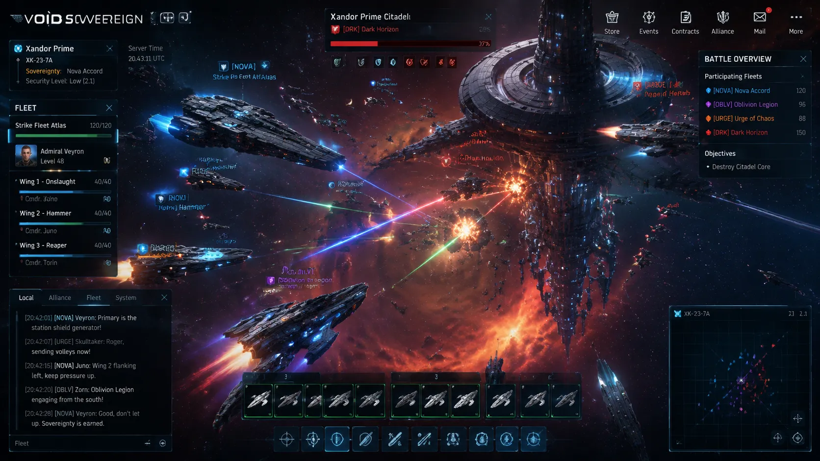 Void Sovereign - Fleet command